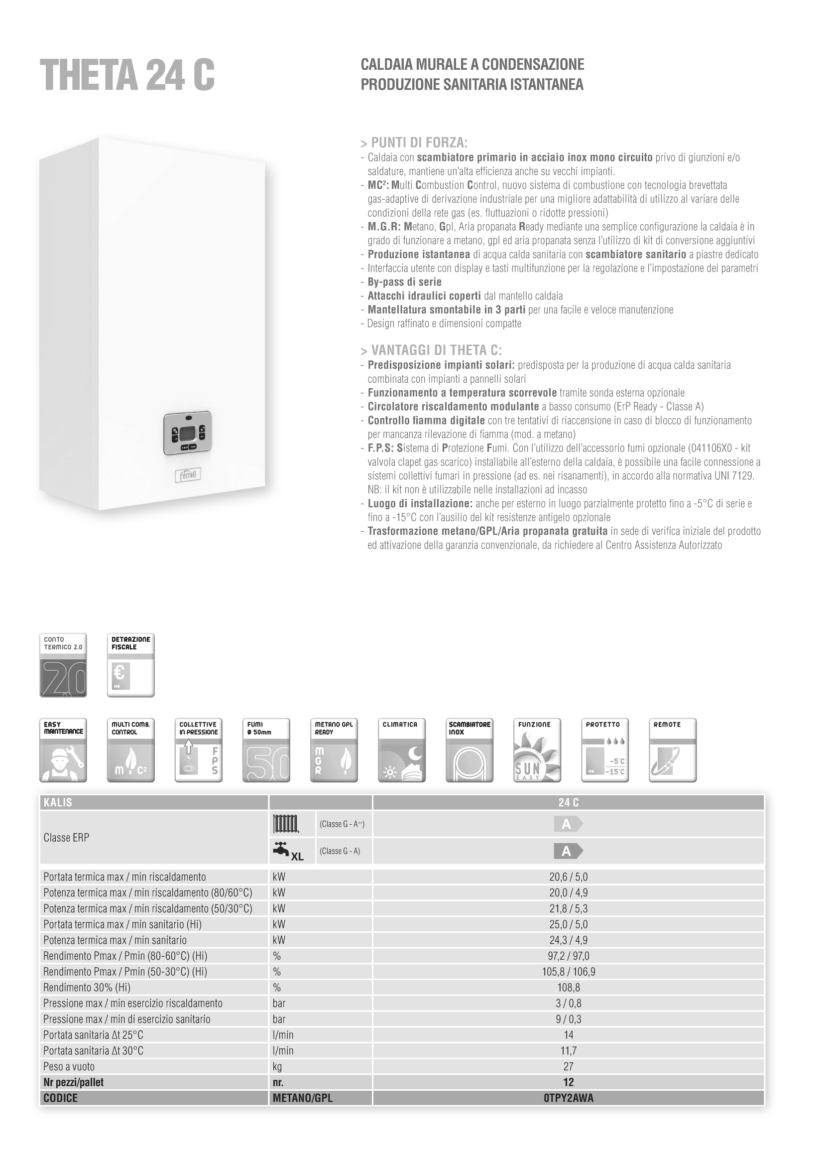 BLUEHELIX THETA 24 C MET/GPL - immagine 2